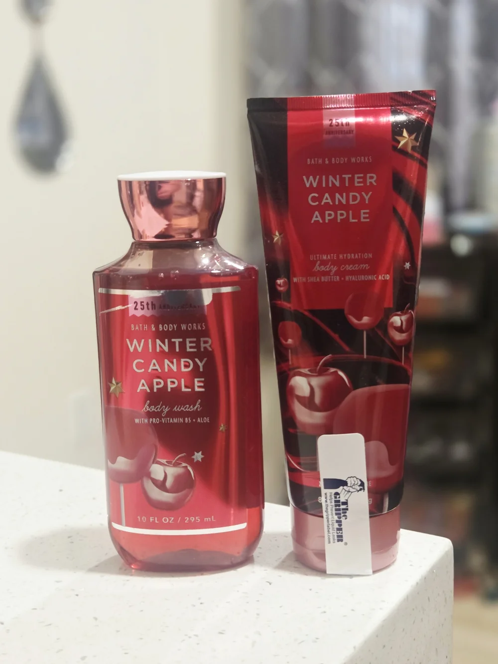 Bath & Body Works Winter Candy Apple Body Wash & Body Cream - X2